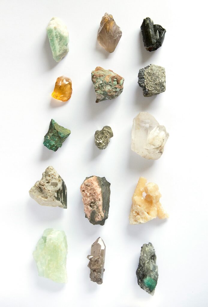 assorted-color stone lot